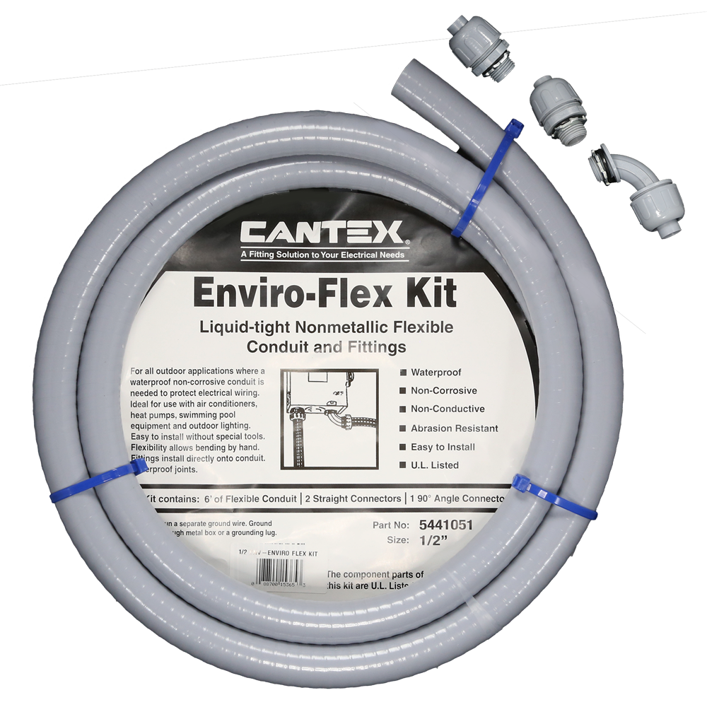 1 2in Enviro Flex Kit CANTEX PVC Pipe And Fittings