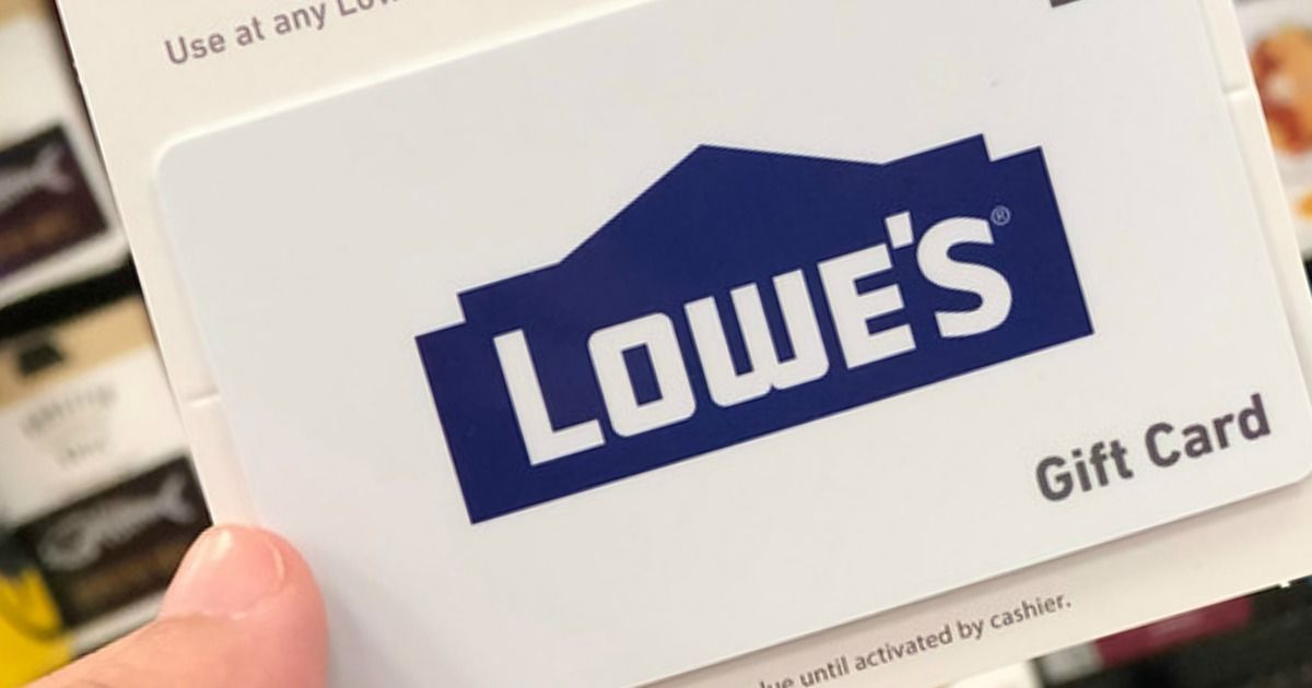  100 Lowe s Gift Card Only 90 Delivered Hip2Save