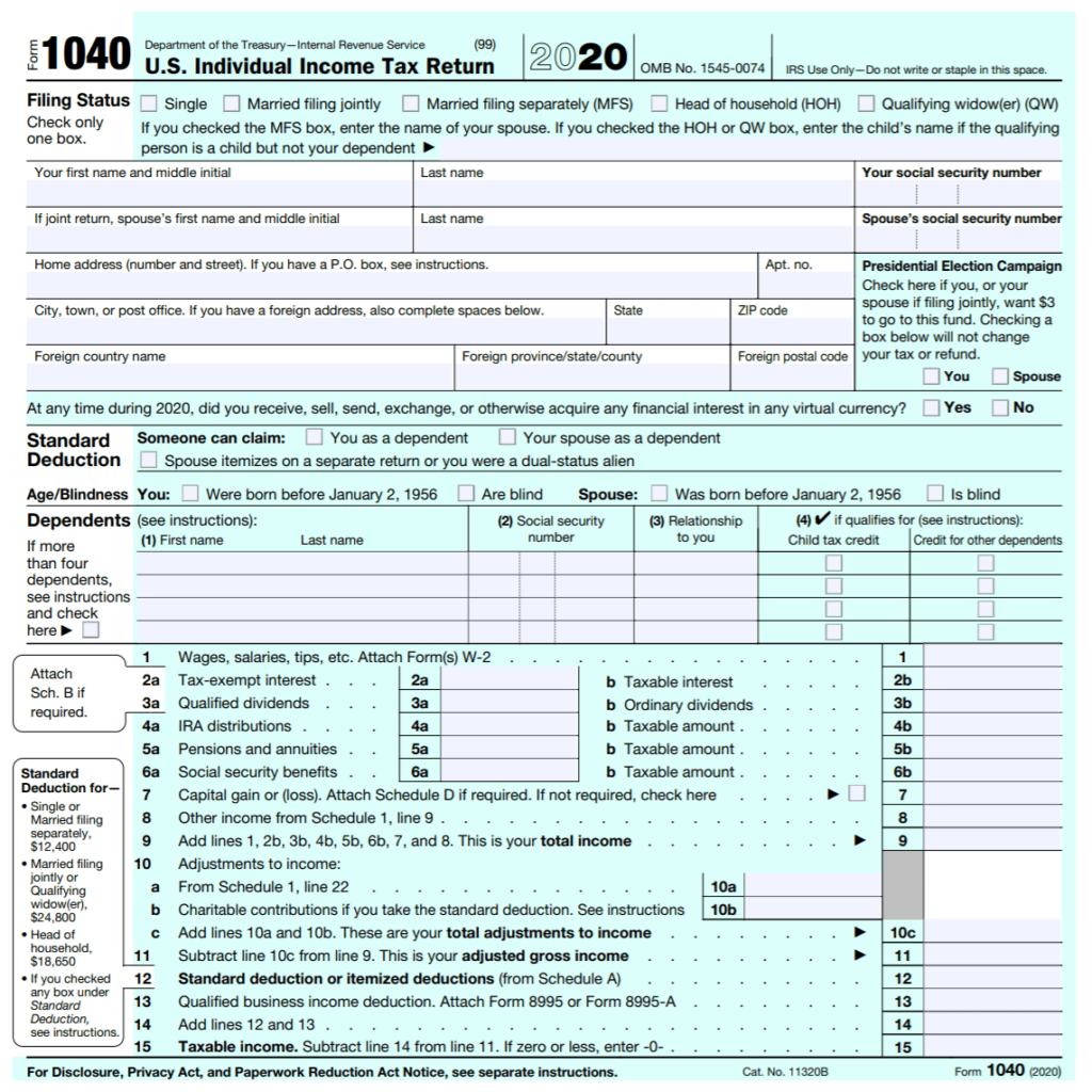 1040 Form Changes For 2022 Whichpermit