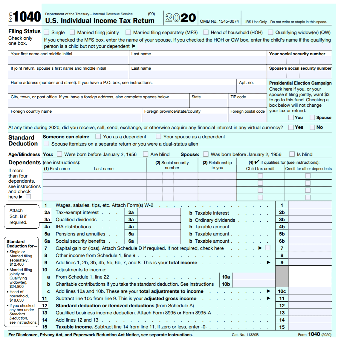 1040 Form Changes For 2022 Whichpermit