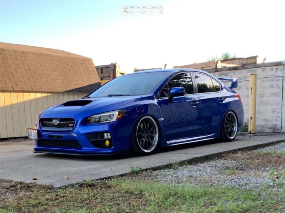 2015 Subaru WRX STI Wheel Offset Flush Air Suspension 747455 Custom