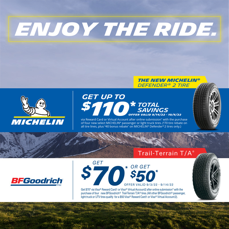 2022 MICHELIN BFGOODRICH FALL PROMOTION