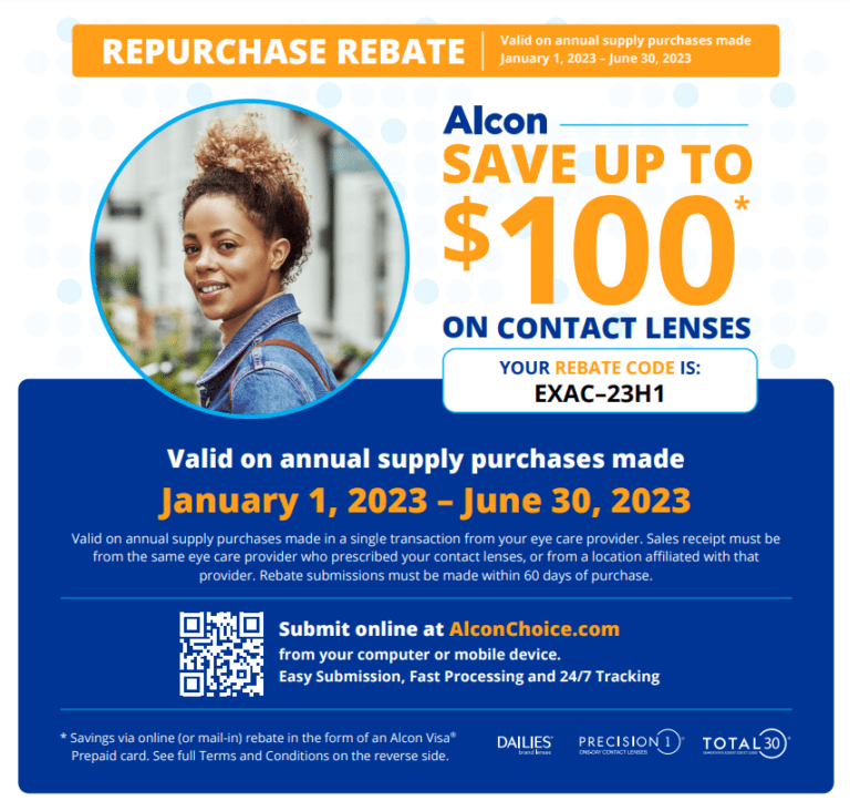 2023 Alcon Rebates Printable Rebate Form