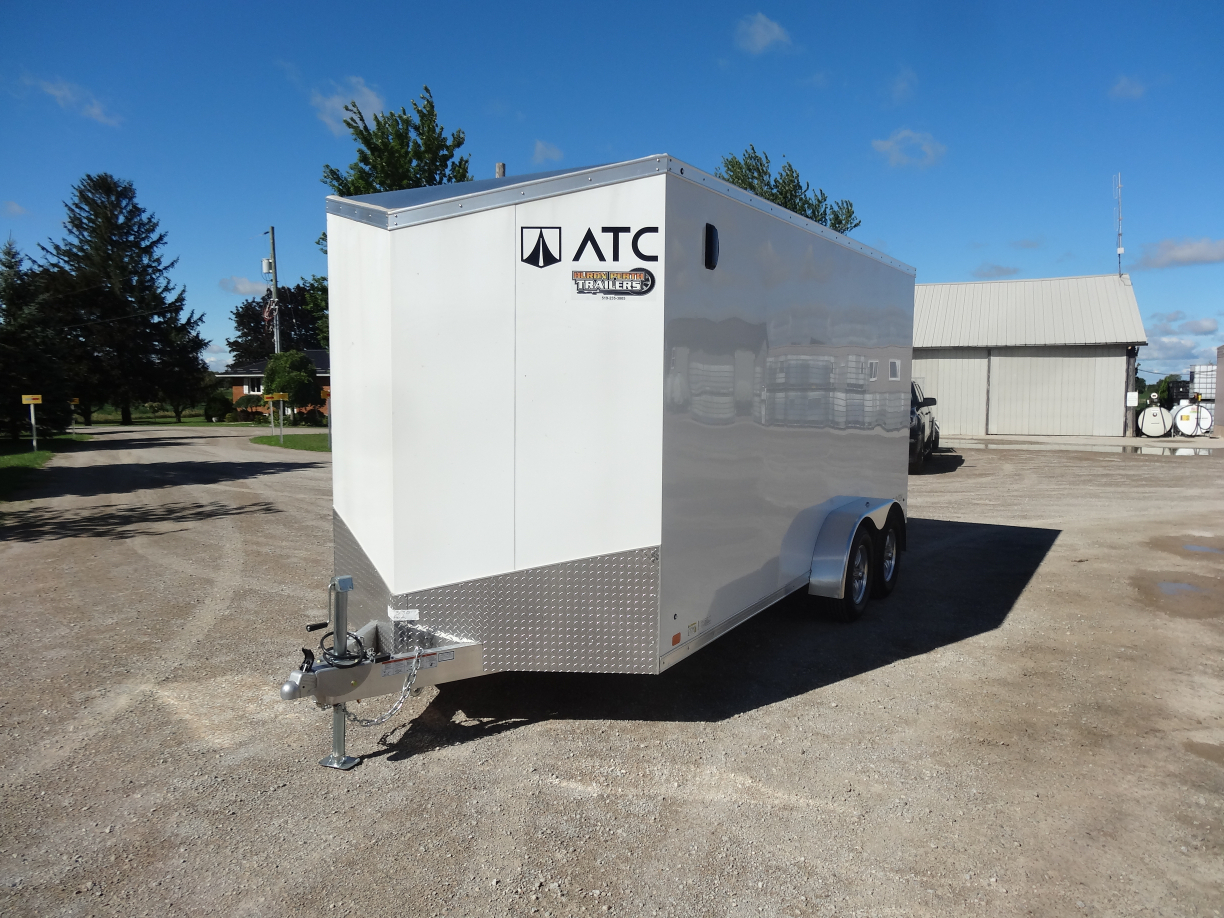 2023 ATC Raven 7x16 2 Enclosed Aluminum Cargo Trailer Huron Perth 