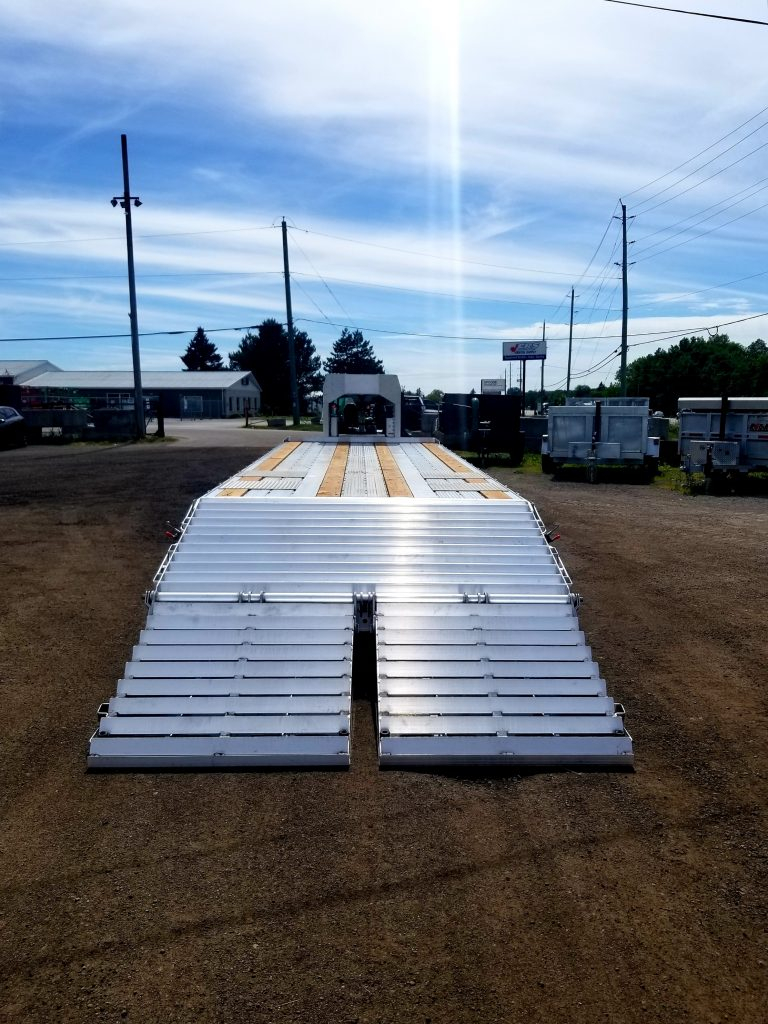 2023 EBY 30 Aluminum Flat Deck Equipment Trailer Trailers Plus