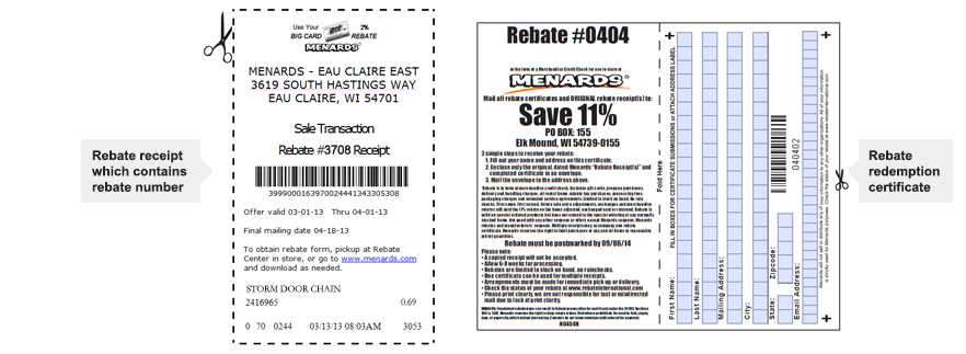 6058 Menards Rebate Form MenardsRebate Form