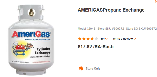 AmeriGas Propane Exchange As Low As 11 82 Home Depot