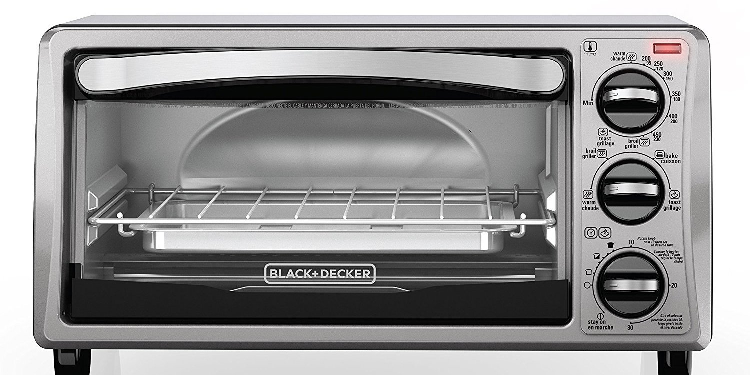 BLACK DECKER s 4 Slice Toaster Oven Drops To Just 20 Prime Shipped