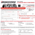 Bridgestone Tire Rebate Motorcycle Printable Rebate Form