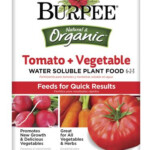 Burpee Natural Organic Water Soluble Tomato Vegetable Plant Food