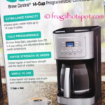 Costco Sale Cuisinart Brew Central 14 Cup Coffee Maker 49 99