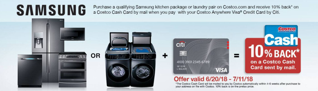 Costco Samsung Appliance Rebate CostcoRebate