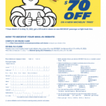 Current Tire Rebate Available Printable Rebate Form