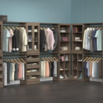 Designer s Image 94 1 2 W X 80 1 2 H X 151 7 8 D Walk In Wooden Closet