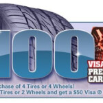 Discount Tire Rebate Reminder 100 Visa Pre Paid Card