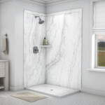 FlexStone Elegance 2 48 in W X 36 in D X 80 in H Calypso Panel Kit