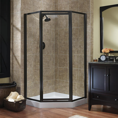 Foremost Tides Framed Neo Angle Shower Enclosure At Menards 