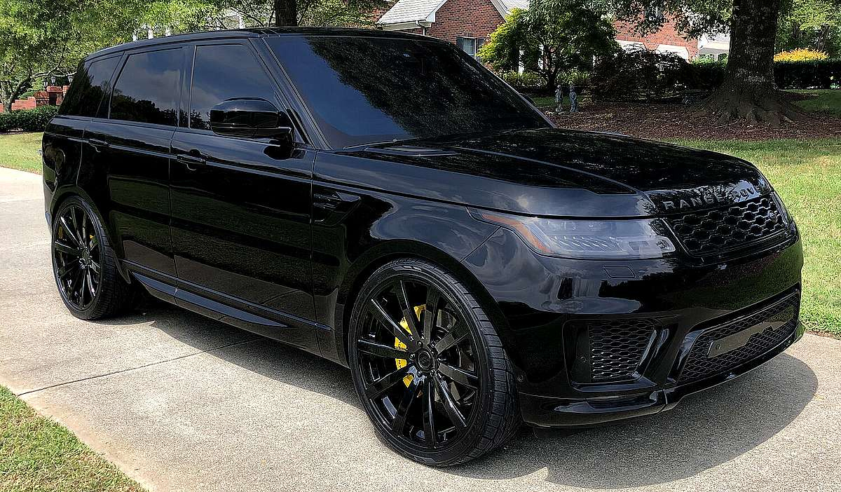 Full Black Murdered Out Range Rover Sport On Toyo Tires