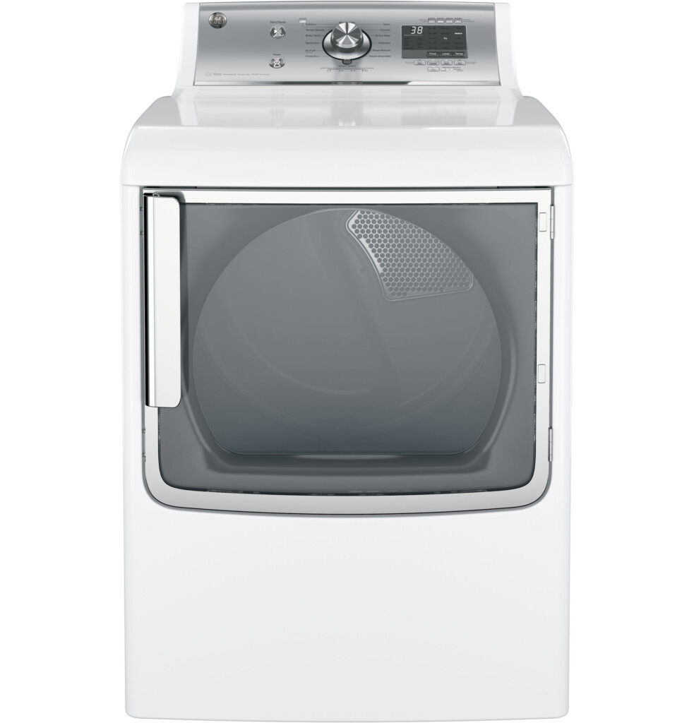 GE 7 8 Cu Ft Capacity Electric Dryer With Stainless Steel Drum And 