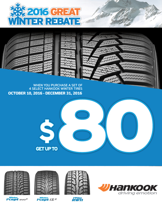 Hankook Great Winter Rebate Kost Tire And Auto Tires And Auto 