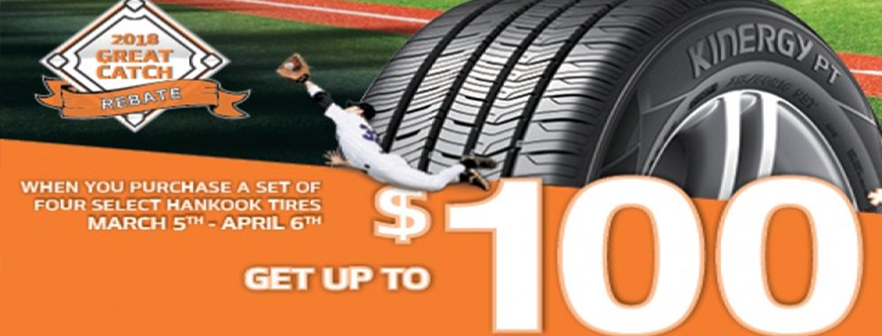 Hankook Tire Special Up To 100 Off A Set Of Tires Advanced Auto 