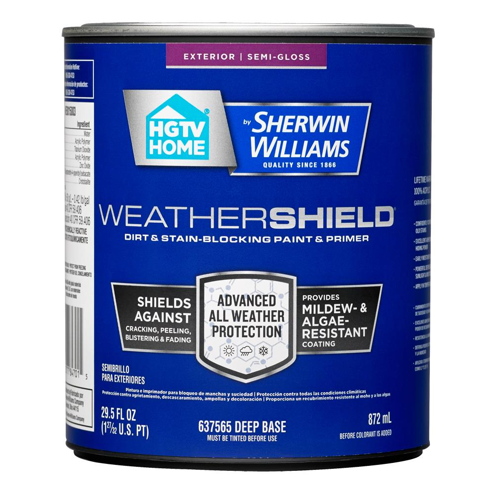 HGTV HOME By Sherwin Williams 1 quart Exterior Paint At Lowes