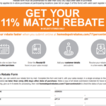 Home Depot Rebate Form 2023 Printable Rebate Form