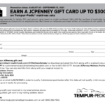 Jcpenney Black Friday Mail In Rebate Forms Printable Rebate Form