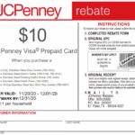 Jcpenney Rebates Printable Rebate Form