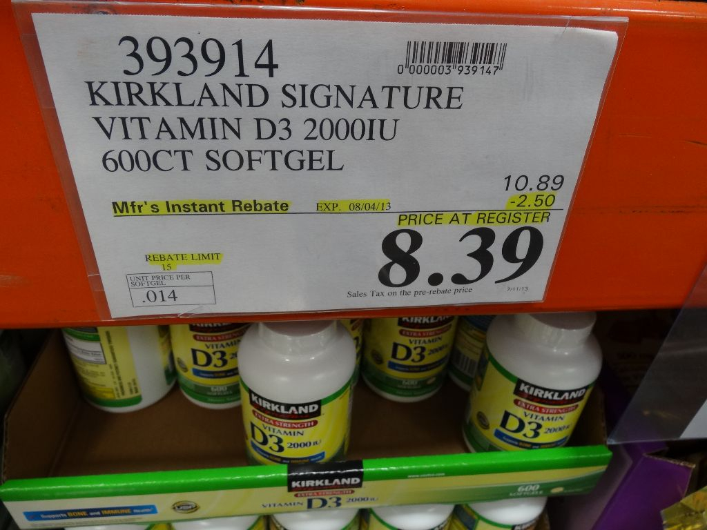 Kirkland Signature Vitamin D3