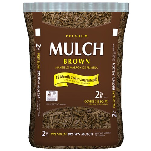 Lowe s Premium 2 cu Ft Dark Brown Hardwood Mulch In The Bagged Mulch 