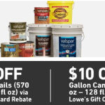 Lowes Paint Rebate 10 Back Per Gallon Or 40 Back Per 5 Gallon Pail