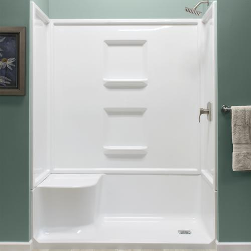 Lyons Linear 60 W X 32 D Seated Shower Base With Right Drain At Menards 