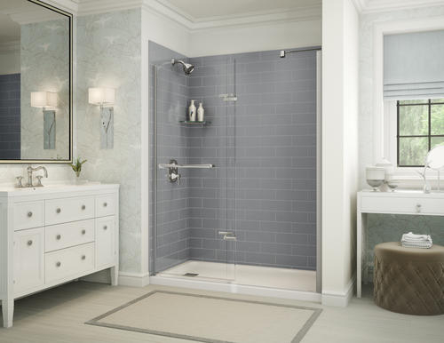 MAAX Utile 60 X 80 7 8 Shower Back Wall Surround At Menards 