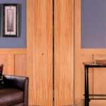 Mastercraft Unfinished Flush Veneer Hardwood Bi Fold Closet Door At