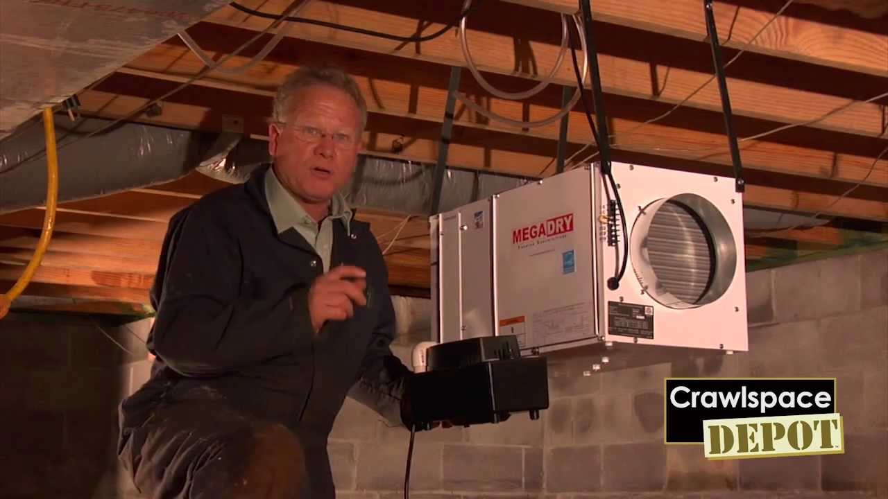 Mega Dry Dehumidifier From Crawlspace Depot YouTube