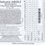 Menards 11 Price Adjustment Rebate 8002 Purchases 7 21 19 8 3 19