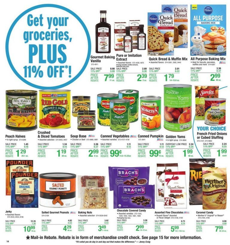 Menards 11 Rebate Sale Ad Nov 15 Nov 25 2020