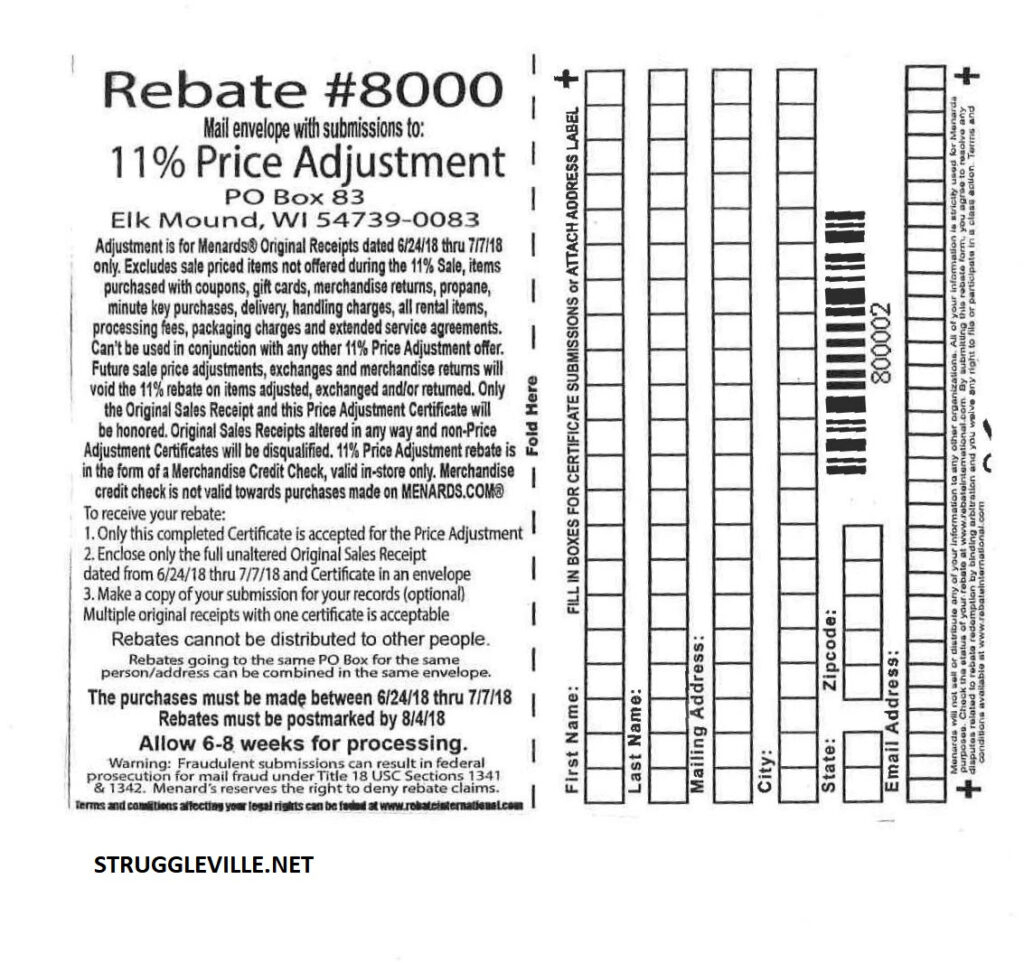 Menards 2022 11 Rebate Menardsrebate11