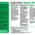 Menards Coupon Matchups And Deals Saving K