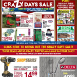 Menards Crazy Days Sale 3 Days Only Milled