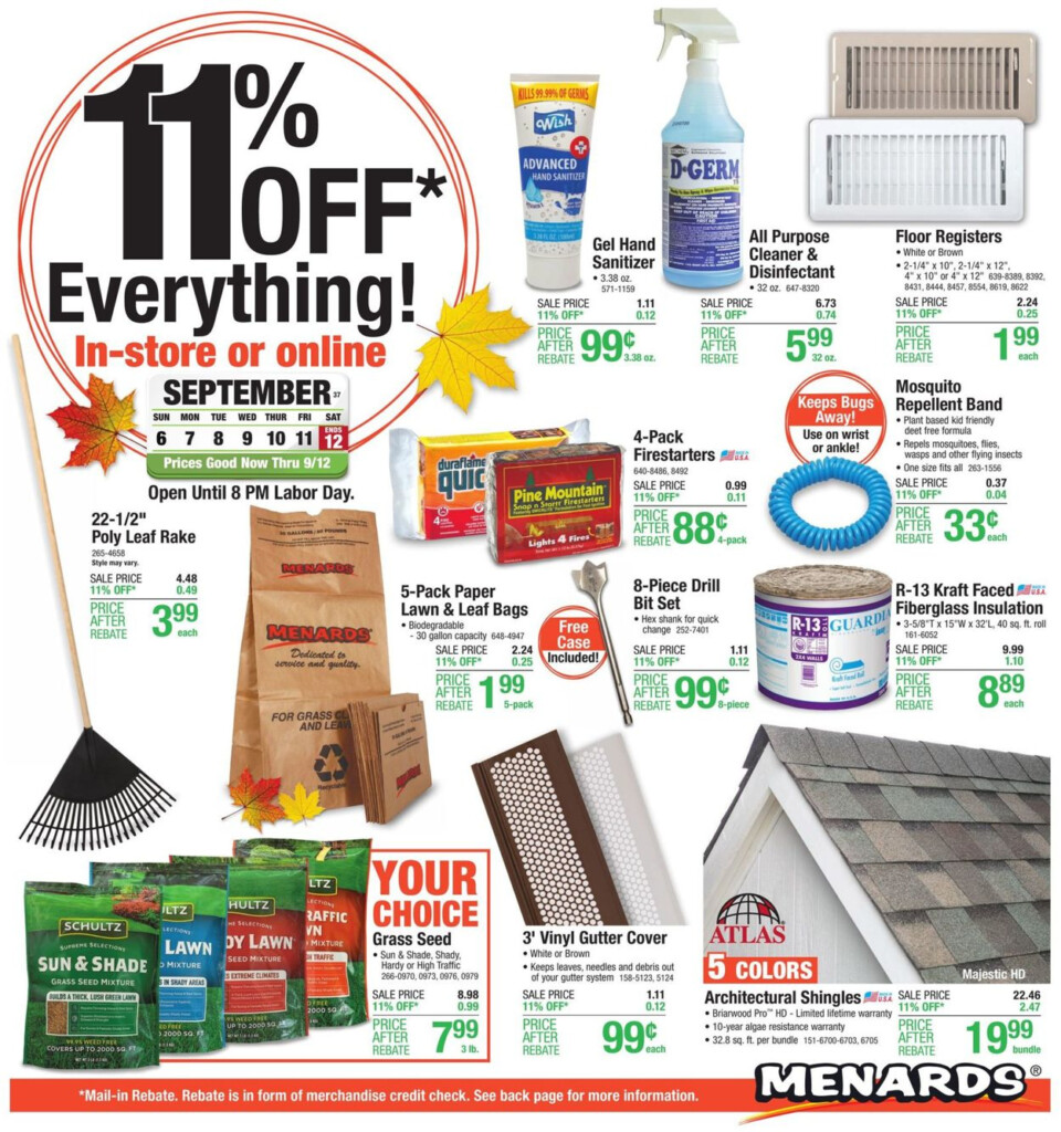 Menards Current Weekly Ad 09 06 09 12 2020 Frequent ads