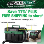 Menards MASTERFORCE TOOLS Power Performance Durability Milled