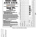 Menards Rebate 847 Form MenardsRebateForms