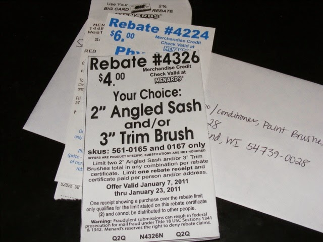 Menards Rebates