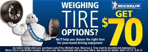 Michelin Tire Rebate And Coupons January 2021