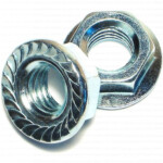 Midwest Fastener 1 2 13 Zinc Serrated Lock Nut 1 Count At Menards