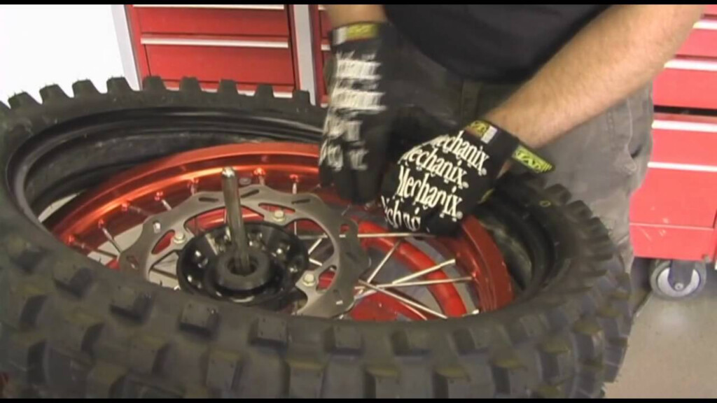 Motocross Tire Change Jay Clark And Dunlop Tires YouTube