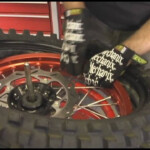 Motocross Tire Change Jay Clark And Dunlop Tires YouTube