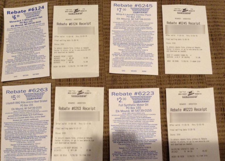 My Menards Rebate Was Lost In The Mail Jill Cataldo Printable 